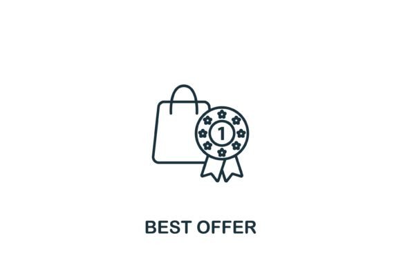 Best Offer Icon: A Versatile Graphic Design Asset for Local Business Branding