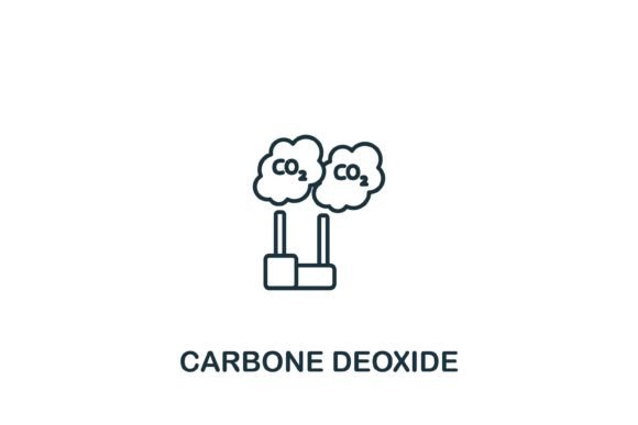 Carbone Deoxide Icon: A Simple Graphic for Strong Brand Identity
