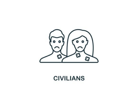Civilians Icon: A Versatile Graphic Design Asset for Commercial Use