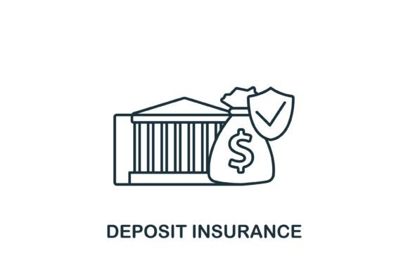 Deposit Insurance Icon: A Versatile Graphic Design Asset for Modern Branding