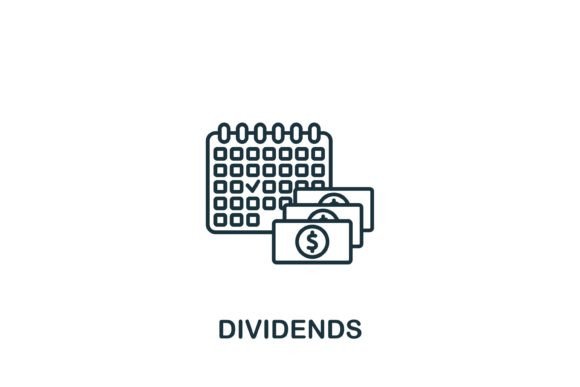 Dividends Icon: A Versatile Graphic Design Asset for Modern Branding
