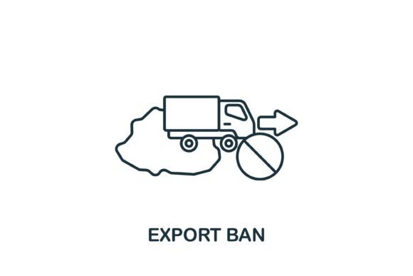 Export Ban Icon: A Versatile Graphic Design Asset for Modern Visual Projects