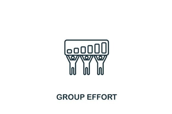 Group Effort Icon: A Must-Have Graphic Design Asset for Crafters