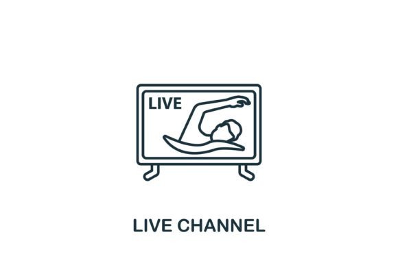 Live Channel Icon: A Versatile Graphic Design Asset for Modern Branding