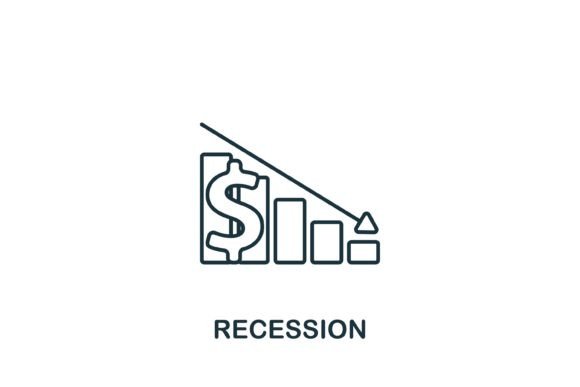 Recession Icon Graphics for Commercial Design Projects