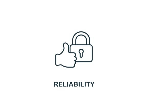 Reliability Icon: A Simple Graphic Design Asset for Stronger Brand Identity