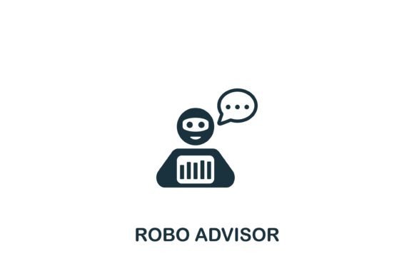 Robo Advisor Icon: A Modern Graphic for Commercial Design Projects