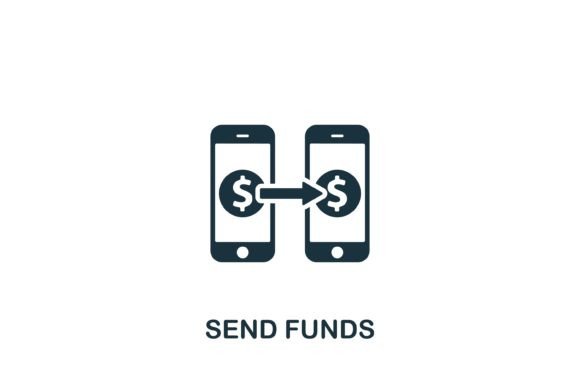 Send Funds Icon: A Modern Design Asset for Creative Projects