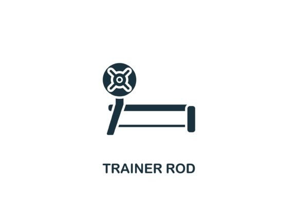 Trainer Rod Icon: A Versatile Graphic Design Asset for Local Business Branding