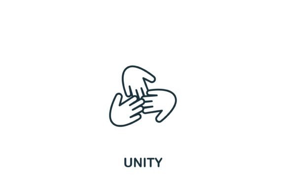 Unity Icon: A Modern Graphic Design Asset for Polished Web and Editorial Use