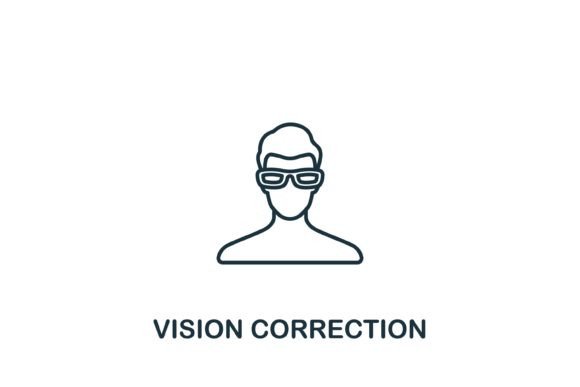 Vision Correction Icon: A Versatile Graphic for Modern Branding and Marketing